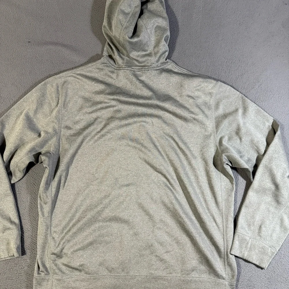 Nike Dri- Fit Hoodie Mens Large Gray Dri-FIT‎ Pullover Swoosh Kangaroo Pocket XL